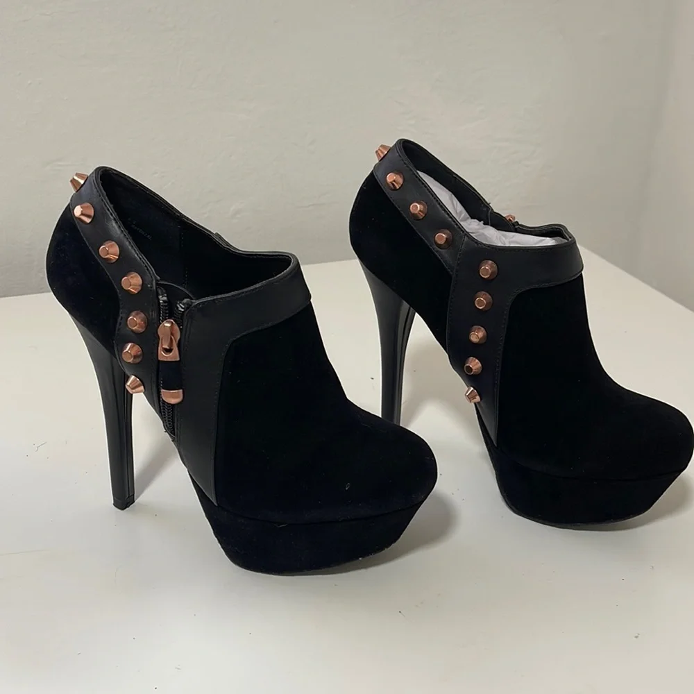 Bootie heels. - Picture 1 of 3